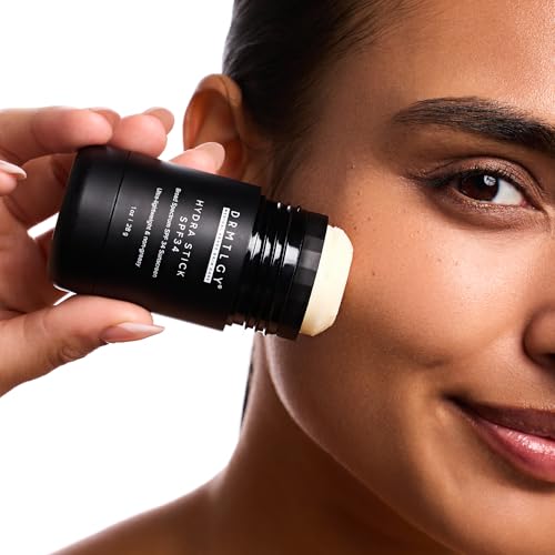 DRMTLGY Bar Sunscreen Stick SPF 34 ? Invisible, Mess-Free Face & Body Mineral Hydra Stick with Squalane, Aloe & Coconut Oil ? Water-Resistant Broad Spectrum Sun Screen for All Skin Types