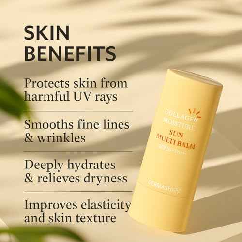 Collagen Sun Grow balm SPF50 Brightening &Hydrating UV Shild for Glowing Skin Anti-Aging Korean Skincare 11g(0.38oz)