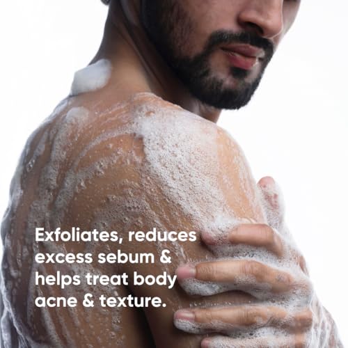 Minimalist Salicylic Acid +LHA 2% Body Wash | Acne Body Wash for Exfoliating, Excess Sweat, Rough & Bumpy Skin | Sulphate (SLS) & Dye Free | Shower Gel For Women & Men | 6.76 Fl Oz / 200 ml