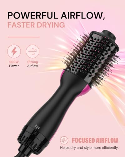 Aopant Mini Hair Dryer Brush 900W Dual Voltage Travel