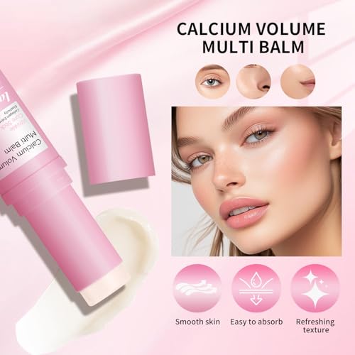 BANGFENG Multi Balm Stick – Collagen Hydrating Glow for Face, Lips & Eyes