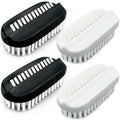Two-Sided Nail Brush for Cleaning Fingernails - 4 Pack