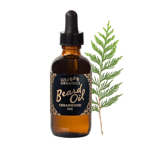 Argan Oil for Beard ? Natural Moisturizer for Men, Supports Facial Hair Growth, Beard Oil for Men with Cade Berry Cedar Wood Scent, Softens Hair for a Healthy Groomed Look, 2oz Bottle