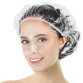 Large Disposable Shower Caps - Thick Waterproof Hair Cover 30 Pack - Clear - Variations of THIS listing