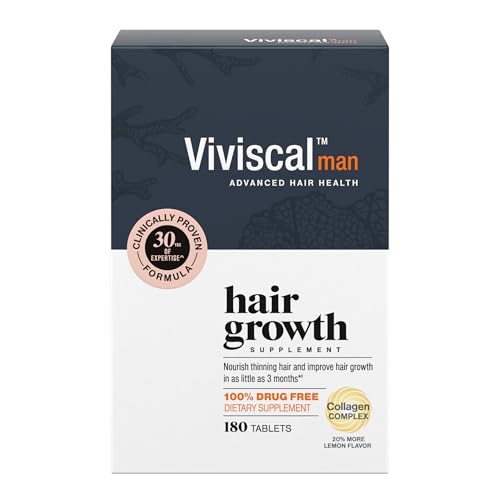 Viviscal Men's Hair Growth Supplements 180 Tablets