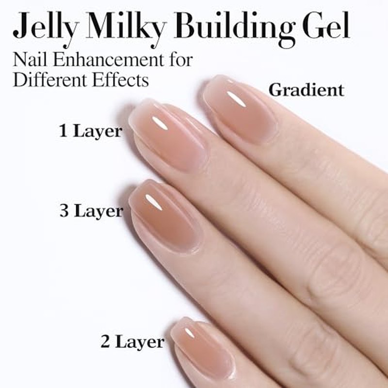 Double Rhythm Hard Gel Nail Polish 15ml - Builder in a Bottle
