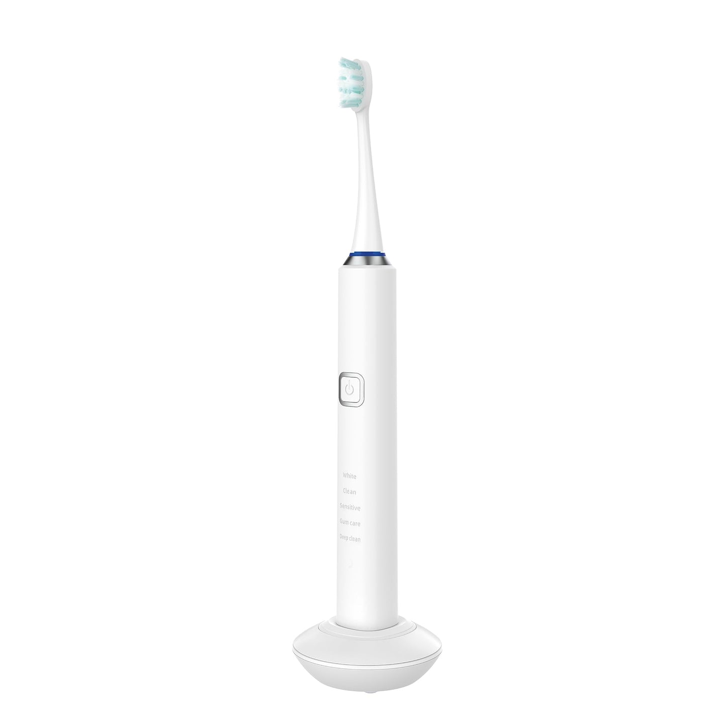 Ontel Miracle Smile Sonic Toothbrush, 40,000 VPM Electric Toothbrush with 5 Cleaning Modes, Includes 6 Brush Heads, USB Dock & Travel Case, Cordless, Water Resistant Rechargeable Toothbrush
