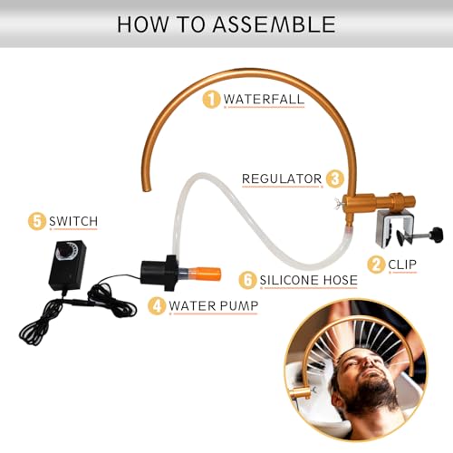 Portable Head Spa Tool for Scalp Massage - Waterfall Design