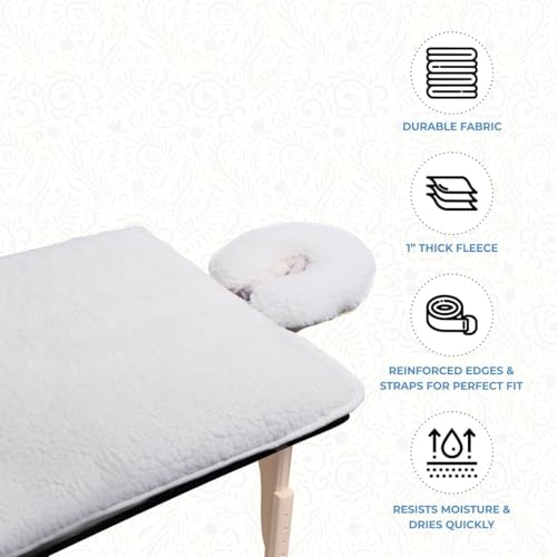 Premium Fleece Massage Pad Set 31" x 72" – Hypoallergenic