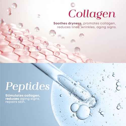 Glow Elixir Collagen & Peptides Face Serum ? Firming & Wrinkle Serum for Skin Repair, Fine Lines & Deep Wrinkle Treatment ? Dermatologist Tested Anti Aging Korean Skin Care ? Clean Beauty ? 2.02 Fl Oz