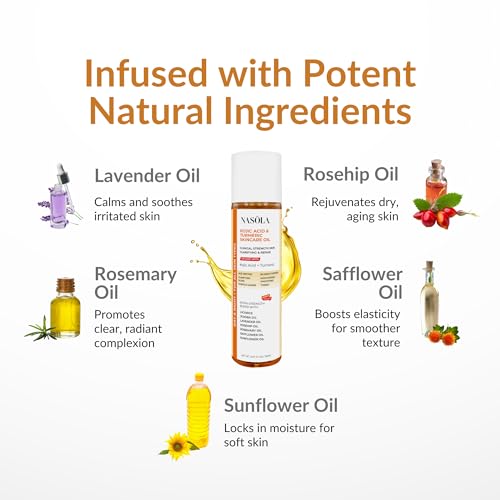 Nasola Kojic Acid Turmeric Skincare Bio Pure Oil