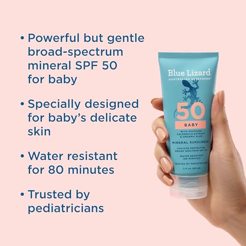 Blue Lizard Baby Mineral Sunscreen SPF 50+ Zinc Oxide 3oz