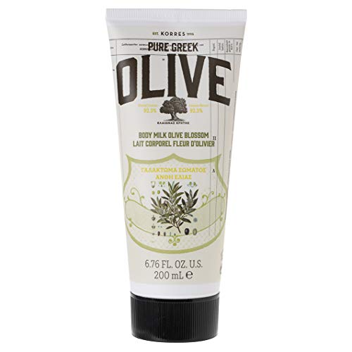 KORRES Greek Olive Blossom Hydrating Body Duo, includes Body Cream 6.76 fl oz and Shower Gel 8.45 fl oz in Olive Blossom scent, 2 Piece Set