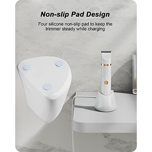 WUKUR Charging Dock for OLOV Trimmer, Charging Base for OLOV Ball Trimmer for Men, Bikini Trimmer Women Charger Dock with USB Power Cord