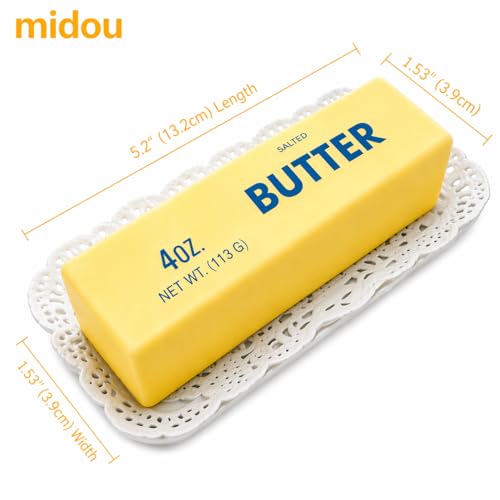 Midou Dumpling Squishy Butter Stress Relief Toy Slow Rising Sensory Fidget for Anxiety