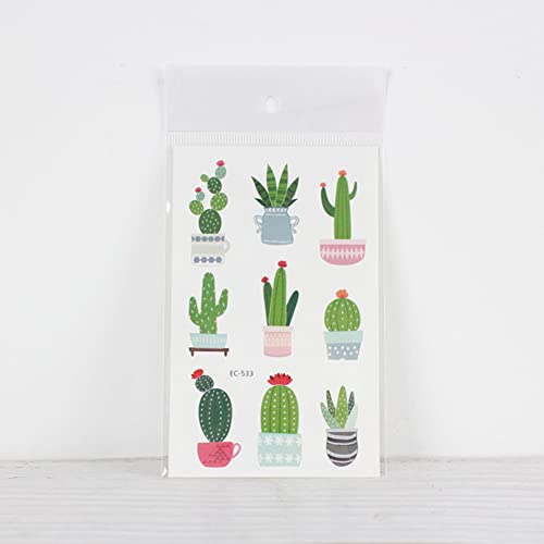 Waterproof Temporary Tattoo Stickers - 6 Sheets for Kids