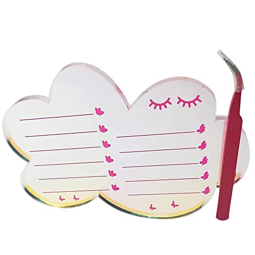 Eyelash Extensions Palette with Suction Cups & Tweezers