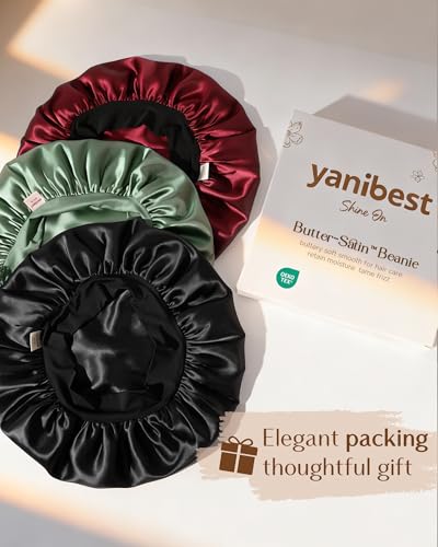 Satin Bonnet for Men Short Hair | Stay-On Night Cap
