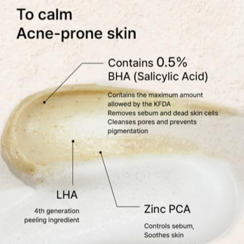 BONAJOUR] Ginger Aqua Relief Foam Cleanser - Acne relief, gentle exfoliation, pore tightening, and skin soothing for sensitive skin