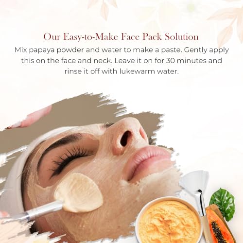 Natural Papaya Powder for Skincare & DIY Face Masks 3.5 oz