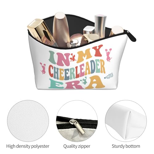 Cheerleading Makeup Bag for Women - Cheer Variation - Cosmetic & Travel Organizer