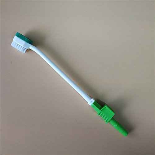 MUNKCARE Disposable Suction Swab Toothbrush Head of Green (pack of 20)