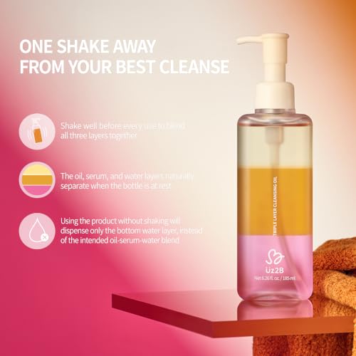 Triple Layer Cleansing Oil - Makeup & Makeup Remover 6.26 oz
