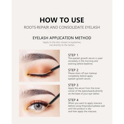 VRAIKO Eyelash Growth Serum, Naturally Longer, Fuller, Thicker, Healthier-Looking Lashes, Clean Beauty Formula, Gentle Daily Use, Vegan & Cruelty-Free Enhancer
