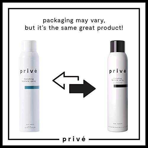 Prive Finishing Texture Spray for Hair – Texturizing Extreme Builder That Leaves a Flexible, Touchable Finish 6.1oz