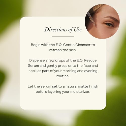 EQ Rescue Serum ? EGCG + Quercetin ? Lightweight Daily Facial Serum with Advanced Botanicals - 5 ml