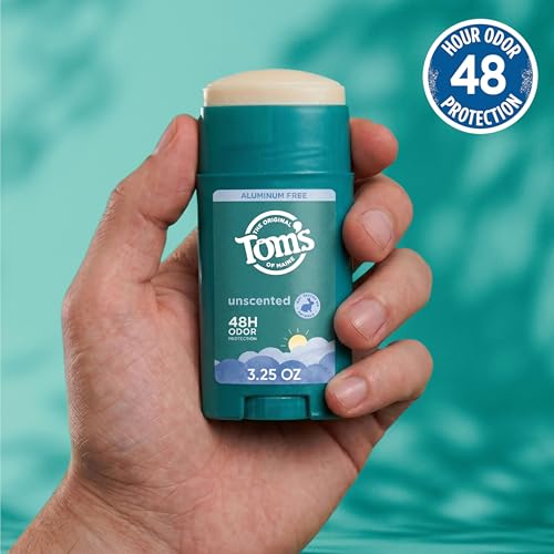 Aluminum-Free Unscented Natural Deodorant - 2 Pack, 3.25 oz Each
