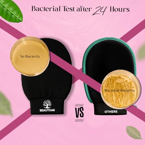 Beautoak Korean Exfoliating Mitt - Body Scrubber Glove