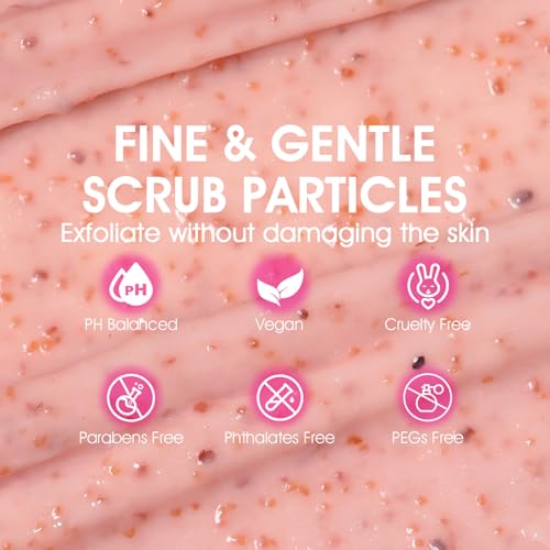 Bikini Exfoliator Scrub with AHA+BHA, Turmeric & Walnut