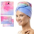Microfiber Hair Plopping Towel Set – 3-Piece Anti-Frizz