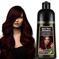Dark Wine Red Hair Dye Shampoo 3 in 1 for Gray Hair