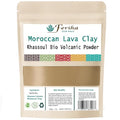 FERIHA Moroccan Rhassoul Bio Mineral Clay Powder ? Natural Face, Body & Hair Mask | Deep Cleansing, Revitalizes Skin & Enhances Elasticity | 200g / 7oz