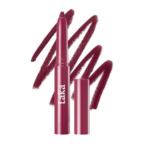 Laka Stain Lip Liner, 0.7g/0.02oz, Rich Creamy Long Lasting Color, Waterproof & Transfer-Proof, Easy Drawing with Smooth Application (#06 Mauve Whisper)