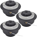 3 Pack C6-2 Trimmer Heads for Stihl FS38 FS40 FS45 FS50 Weed Eater - Bump & Feed Nylon Line