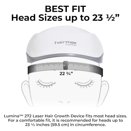 Hairmax Lumina 272 Laser Hair Regrowth Helmet - FDA Cleared