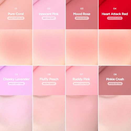 lilybyred Luv Beam Heart-Shaped Cream Blush - Innocent Pink