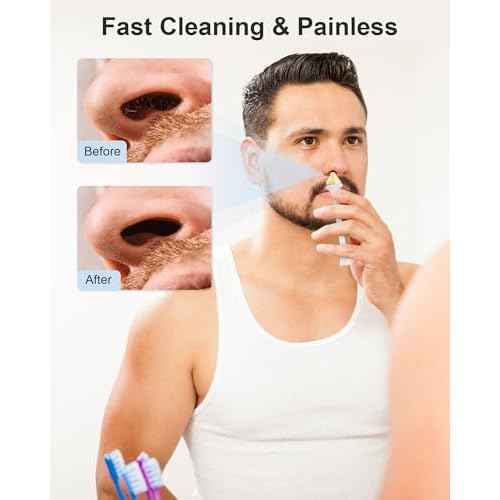 50 Pcs Nose Wax Sticks, Nose Wax Kit Men and Women Nose Wax Applicator Sticks for Nostrils Ears Face Cleaning