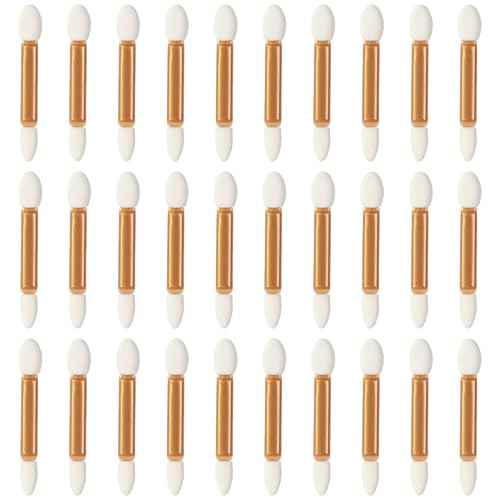 IS'MINE Eyeshadow Applicators, 30pcs Double Sided Disposable Eyeshadow Brush 2.4 Inch Makeup Applicator