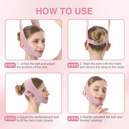 V Line Face Slimming Mask - Double Chin Reducer & Jawline Shaper