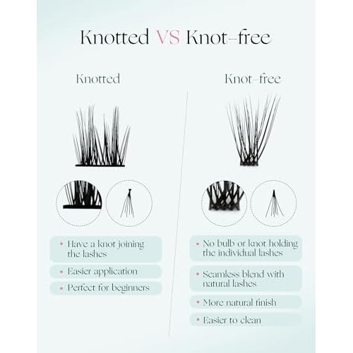 Lash Clusters Eyelash Extension Pre-styled Natural Lashes Clusters C Curl Eyelash Clusters Wispy Lash Clusters Individual Lashes DIY Lash Extensions N02