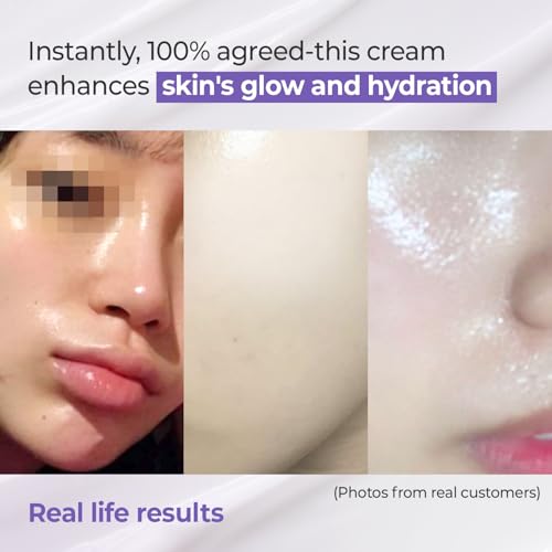Re-Born Cream - Korean Deep Hydration Moisturizer for 360-Degree Radiant Glow | Suitable for Dry & Combination Skin | Evening Primrose Flower Extract | Korean Skincare (2.71 fl oz)