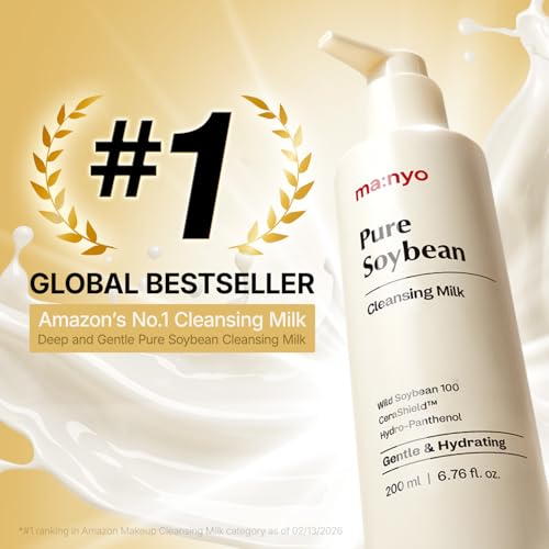 Pure Soybean Cleansing Milk - Hydrating Facial Cleanser 6.76oz