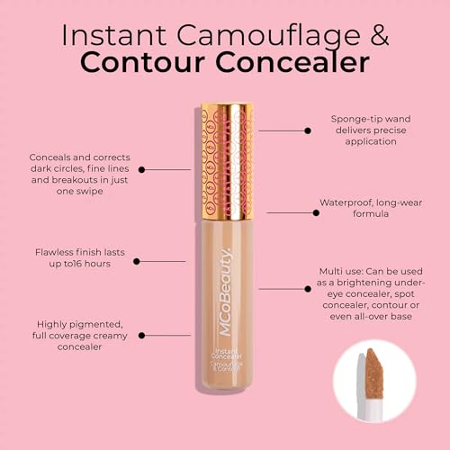 MCoBeauty Instant Full Coverage Concealer – Medium