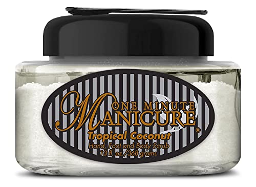 One Minute Manicure Moisturizing Salt Scrub - Tropical Coconut (13 oz)
