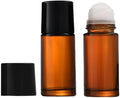 50ml Refillable Glass Essential Oil Roller Bottles - Set of 2