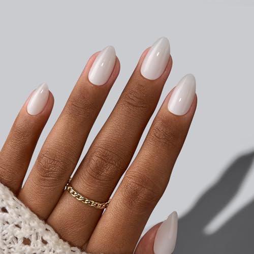 BTArtbox Press On Nails Short Almond 32Ct Kit